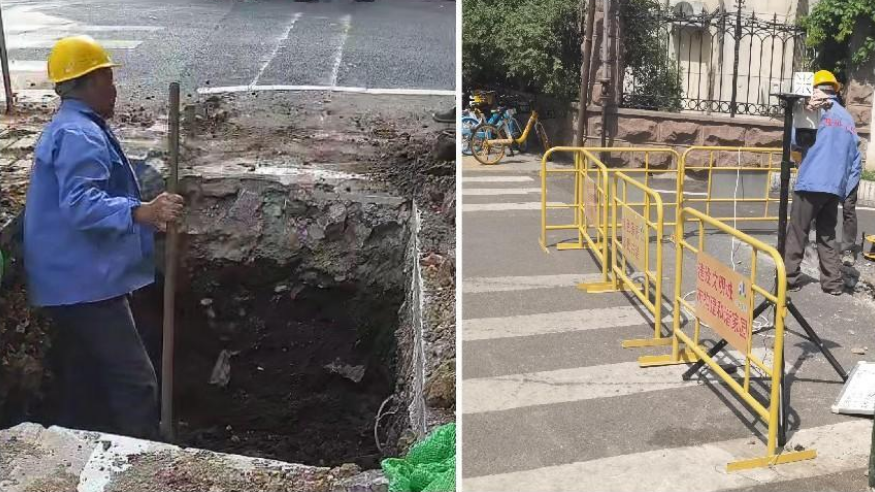 營商環(huán)境督查室督導(dǎo)檢查漢高酒店綜合樓接水施工現(xiàn)場